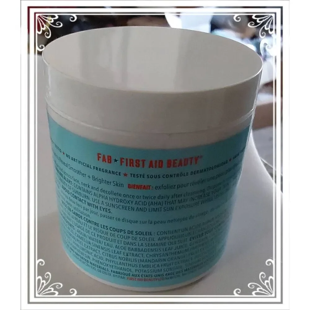 New~FIRST AID BEAUTY Facial Radiance Pads~60 Pads